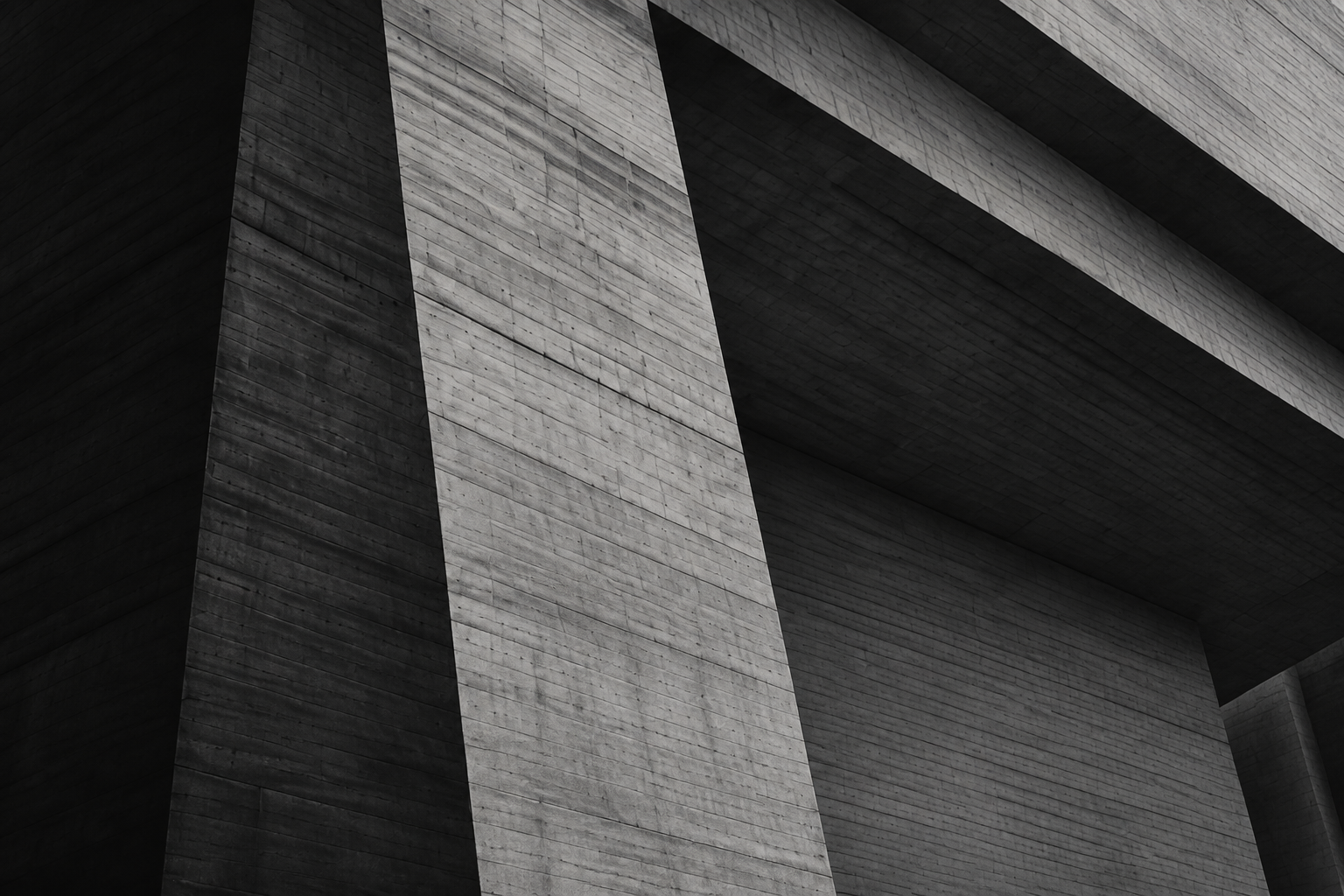 Brutalist concrete architecture